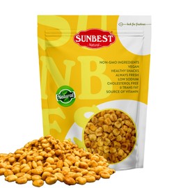 Sunbest Natural Roasted Corn – 3 lb Bulk Bag (48 oz) – Toasted, Salted & Crunchy – All-Natural, No Artificial Flavors – Perfect for Guilt-Free, On-the-Go Snacking