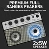 EROK Mini Bass Amp, Portable Amplifier with Clean/Drive Dual Channels,
