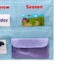 Educational Calendar and Weather Pocket Chart Set for Kids -