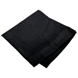 Emma Barclay Chequers - Jacquard Napkins in Black - 17x17 (43x43cm)