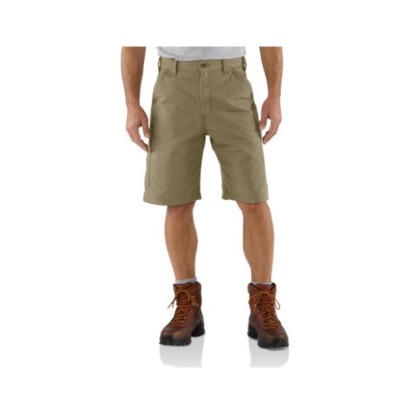 Carhartt Men's Canvas Work Short B147,Dark Khaki,42