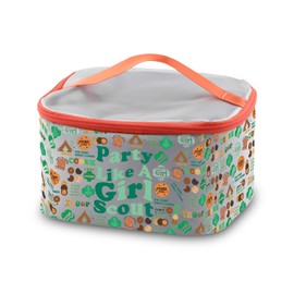 PXTIDY Cookie Dealer Makeup Bag Girl Scout Gift Party Like a Girl Scout Cosmetic Case Scout Cookies Bag Scout Leader Gift