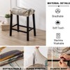 Bifaunvogel Bar Stool Cover Rectangle Set of 2 Printed Stretch