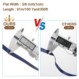 Rebower - Cinta de satén de 300 pies, cinta gruesa de seda de grogrén de doble cara, [para envolver regalos, lazos para el cabello, bodas, pasteles, flores] - 3/8 pulgadas (1 cm)/café