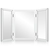 3 Way Mirror, Trifold Mirror, Trifold Vanity, Three Way Folding,
