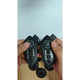 2 Pcs Y12pro Intercomunicador Bluetooth Para Cascos De Moto