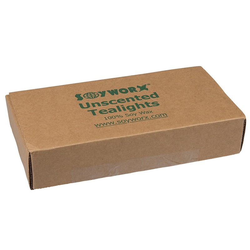 Soyworx Soy Tealight Candles - 25 Unscented - All Natural
