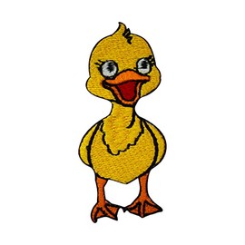 Duckling patch, Cute Duck Patch, animal patch, Baby Duck patch, Cartoon patch, Kids rhymes Patch Embroidered Iron on Sew on Patch Badge for Clothes etc. 8x3.5cm