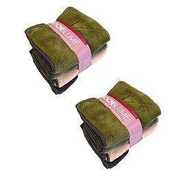 Kochblume Microfibre Cloth Colour Mix Set 4-8-12 | Microfibre Cloth Cleaning Cloth 30 x 30 cm | Absorbability up to 300 ml | Extra Absorbent Fibres | Colour Mix: Anthracite/Taupe/Olive-Dusky Pink