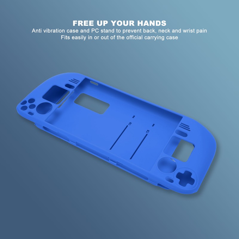 Kickstand Case for Steam Deck Hands Free Full Protection Fingerprint