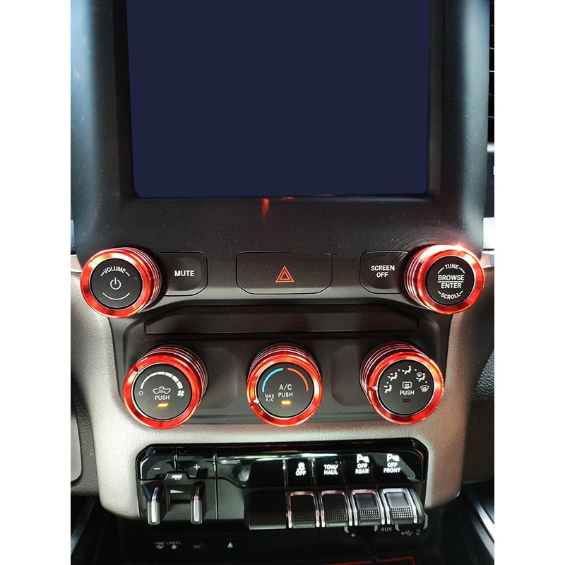 for Dodge Ram 2018-2022 Interior Accessories Air Conditioner Control Knob