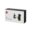Balvi Toothpick Dispenser and Salt and Pepper Shakers CAT Black
