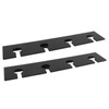 2Pcs Wall Mounted Acrylic Wine Glass Holder Space Saving Stemware