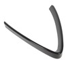 Bumper Grill Trim V Shape Frame Decoration Bright Black Replacement
