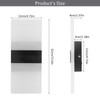 Lightess Modern Wall Sconce 12W Indoor Acrylic Modern Wall Light
