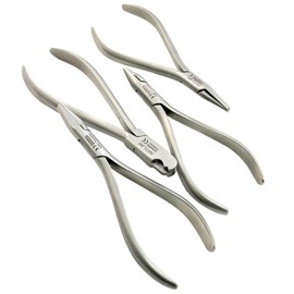 Set of 4 Metal Forming Pliers for Making Angles, Curves, Loops, Rings, Wire Bending Shaping Pliers | German Stainless Steel