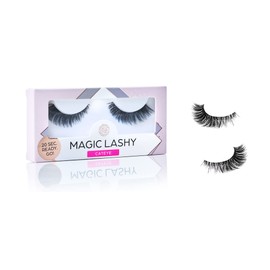 Magic Lashy False Eyelashes Cateye Black Reusable Eyelashes - False Lashes Single Eyelashes Natural Look - No Glue