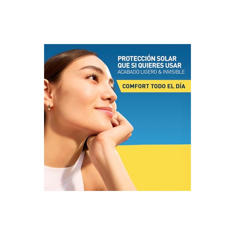 CeraVe Fluido Protector Invisible Hidratante 50FPS protector solar hidratante facial