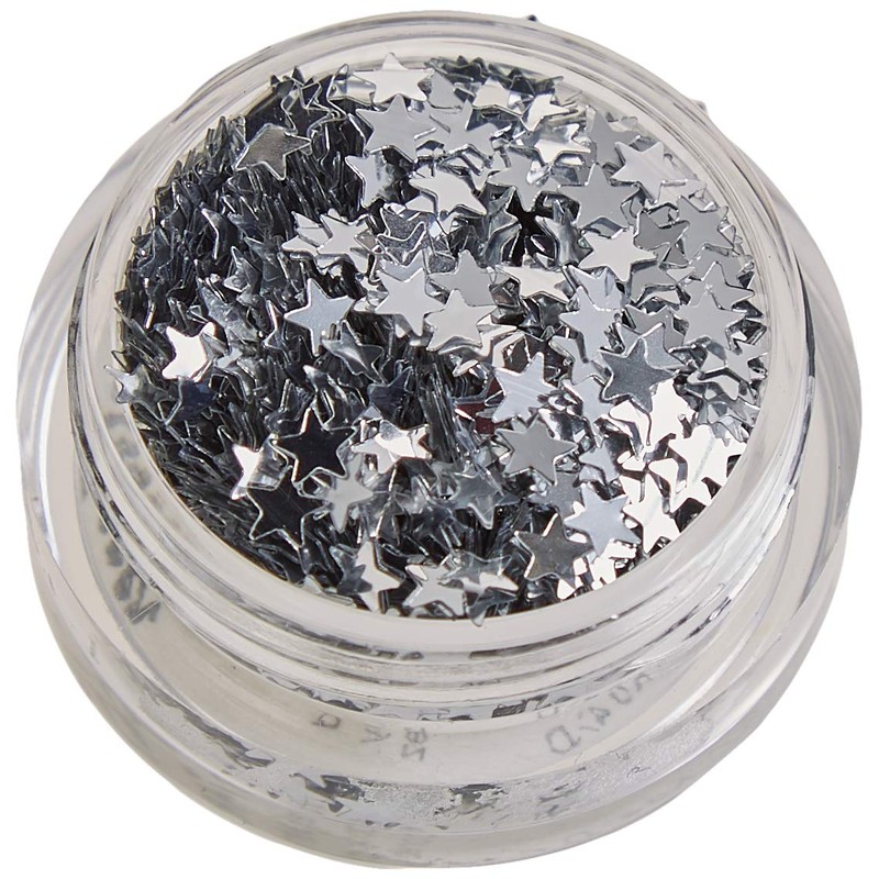 Stargazer Cosmetic Glitter Stars for use on the face -
