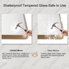 LOAAO 24”X32” Gold Bathroom Mirror, Rounded Rectangle Gold Frame Mirror,
