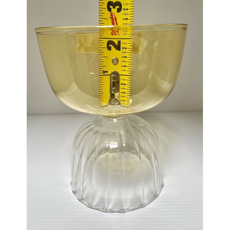 Threshold Cocktail Glass Yellow Sherbet Dessert Bowl Spring Mother's Day