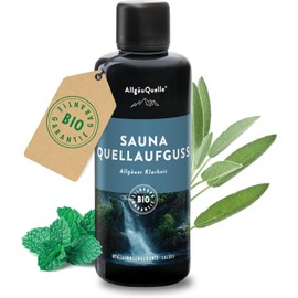 AllgäuQuelle Sauna Fragrance Infusion with [100% Organic Oils] Various Fragrances - The Sauna Oil Concentrate for Real Sauna Fans (100 ml (Pack of 1), Source Infusion)