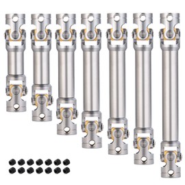 RC-Hub 1Pcs RC Driveshafts Metal Drive Shaft 45-50/47-57/55-67/60-80mm for 1:14 Tamiya Trailer Tractor Truck RC Crawler Car (75-100mm)