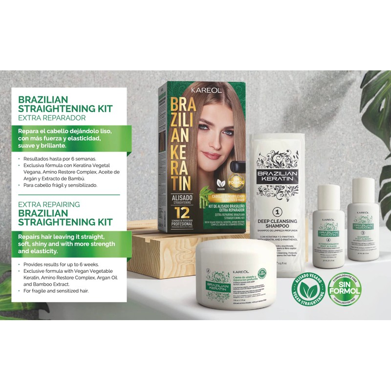 Kareol Alisado Brasileño · Para Cabello Fragil · 12 Semanas