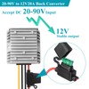 YBBOTT Waterproof Buck Power Converter DC to DC 20V-90V to