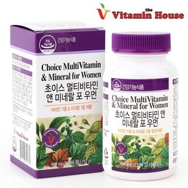 Vitamin House 비타민하우스 초이스 멀티비타민앤미네랄 포우먼 (180정) Vitamin House Choice Multi Vitamin & Mineral for Women (180 Tablets)