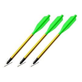 BOLT Crossbows Broadhead Hunting Bolts 3 Pack, 6.5", Gold