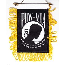 POW-MIA - Window Hanging Flag