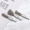 Baluue 5pcs Durable Stainless Steel Wire Brush for Electric Drill