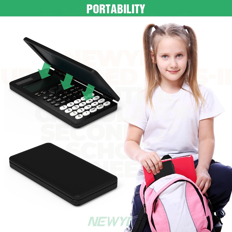NEWYES Scientific Calculator 82 MS, 401 Functions & 2-Line Display