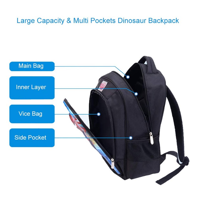 MATMO Monster Dragon Backpack Student Backpacks for Boys School Bag