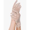 CUSMA Women's Tanning Gloves, Lace, Smartphone Compatible, UV Protection, Cooling