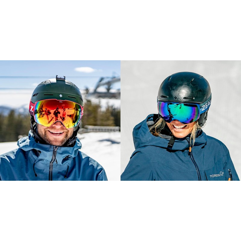 Zeal Optics Cloudfall UF Snow Goggle w/Bonus Lens, Dark Night/Polarized