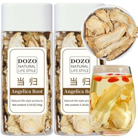 DOZO Dong Quai Root Premium Angelica Root 10.58oz/300g Angelica Sinensis Premium Dang Gui 100% Natural Angelica Root Slices Replenish Qi 当归 当归片 當歸