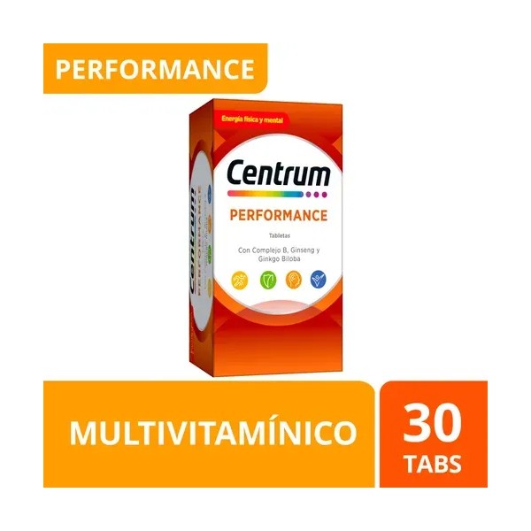 Pack X2 Cajas De Multivitamnicos Performance Con 30 Tabletas Cada