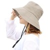 Naru Women's Hat, Sun Protection, Large Size, Light Blocking, 100%