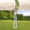 KOTARBAU® Swing Hook 80 mm Round Wood Carabiner Hook Swing