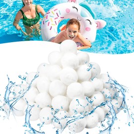 Zikenis Filter Balls for Sand Filter Systems, 700 g Filter Balls Pool Can Replace 25 kg Filter Sand, Reusable, for Pool Sand Filter Systems, Pool Cleaning Accessories, Aquarium Sand Filter