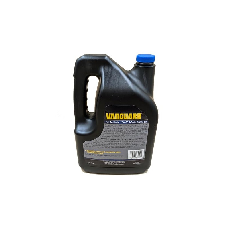 Vanguard 5-Quart 20W-50 Full Synthetic Engine Oil