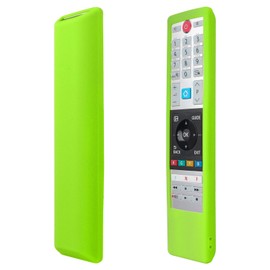 YiBiChin Luminous Green Remote Case ONLY for Toshiba TV Remote Control CT-8533, CT-8541, CT-8567 Remote Cover Shockproof, Anti-Slip - Glow Green (Please Confirm the Compatibility Through Figure 2)