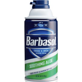 3 Pack - Barbasol - Thick and Rich Shaving Cream With Soothing Aloe 10oz Each