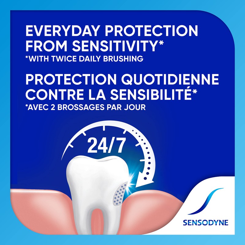 Sensodyne Whitening & Tartar toothpaste, Strengthens Protects and Whitens Sensitive