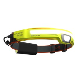 Rechargeable LED Headlamp - Liteband PRO 2500 Lumens Super Bright Head Lamp, Powerful Battery Powered Tactical Headlamps, Camping, Running, Hard Hat Light, Best Rated Forehead Flashlight, Yellow