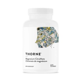 THORNE Thorne Magnesium Citramate - Magnesium with Citrate-Malate to Support Energy Production, Heart and Lung Function, and Metabolism of Sugar and Carbs - 90 Capsules - 90 Servings