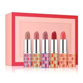 Clinique 5-Pc Kisses Lipsticks Gift Set Pop Lip Colour + Primer New In Box