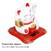 Lucky Cat Solar Powered Cute Decorative Wealth Welcoming Waving Fortune
